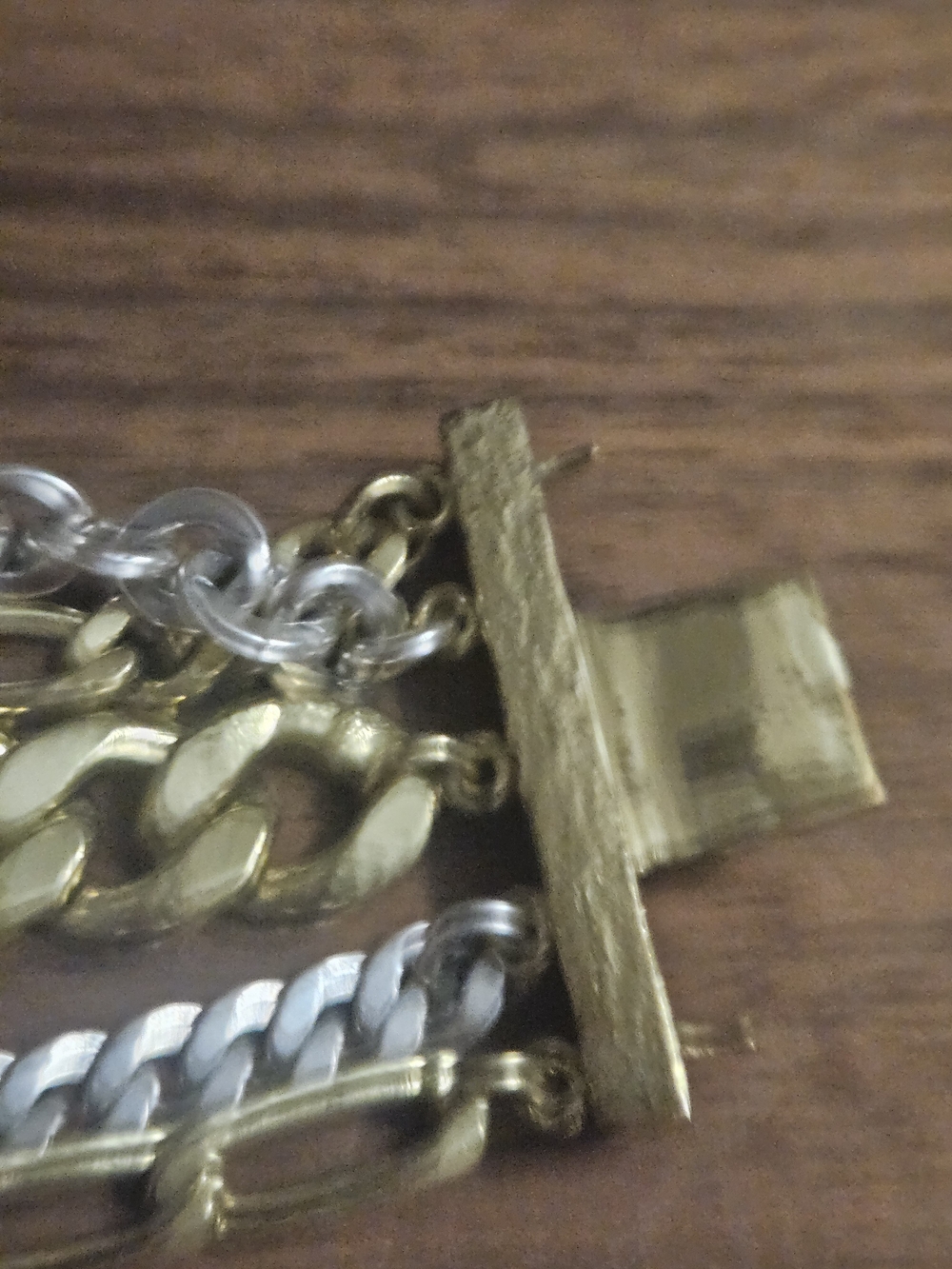 Silpada KR Collection Tough Luxe Mixed Metal Multi-Chain Bracelet - Picture 10 of 14